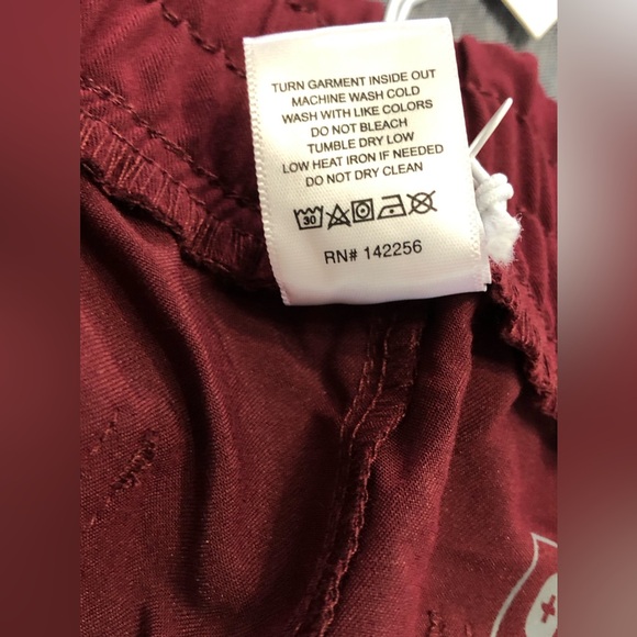 Figs Technical Collection High Waisted Yola Pant XXS Maroon - Picture 12 of 15